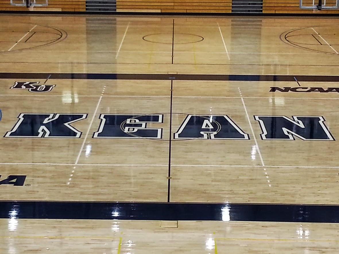 Interior Sport Court Giant Logo