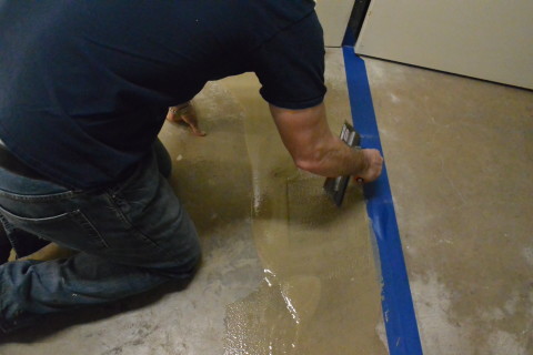 Step 2 - Base Resin - Herculan IG institutional flooring installers