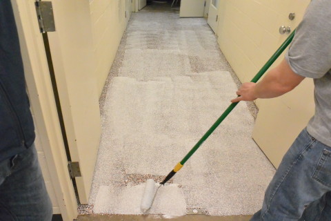 Step 6 - Second Clear Coat - Herculan IG flooring