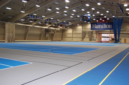 Hamilton College - Field House - Indoor Mondotrack Rubber Tracks