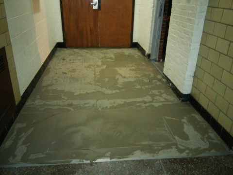 Asbestos encapsulation at Roy Brown School in Bergenfield, NJ