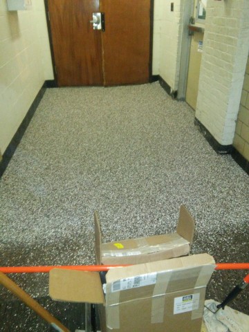 Asbestos encapsulation at Roy Brown School in Bergenfield, NJ