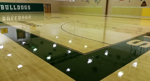 Interloc Wood Sport Floor - Ferris HS - Jersey City, NJ 2